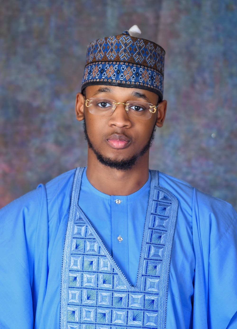 Muhammed in Nigerian traditional dress
